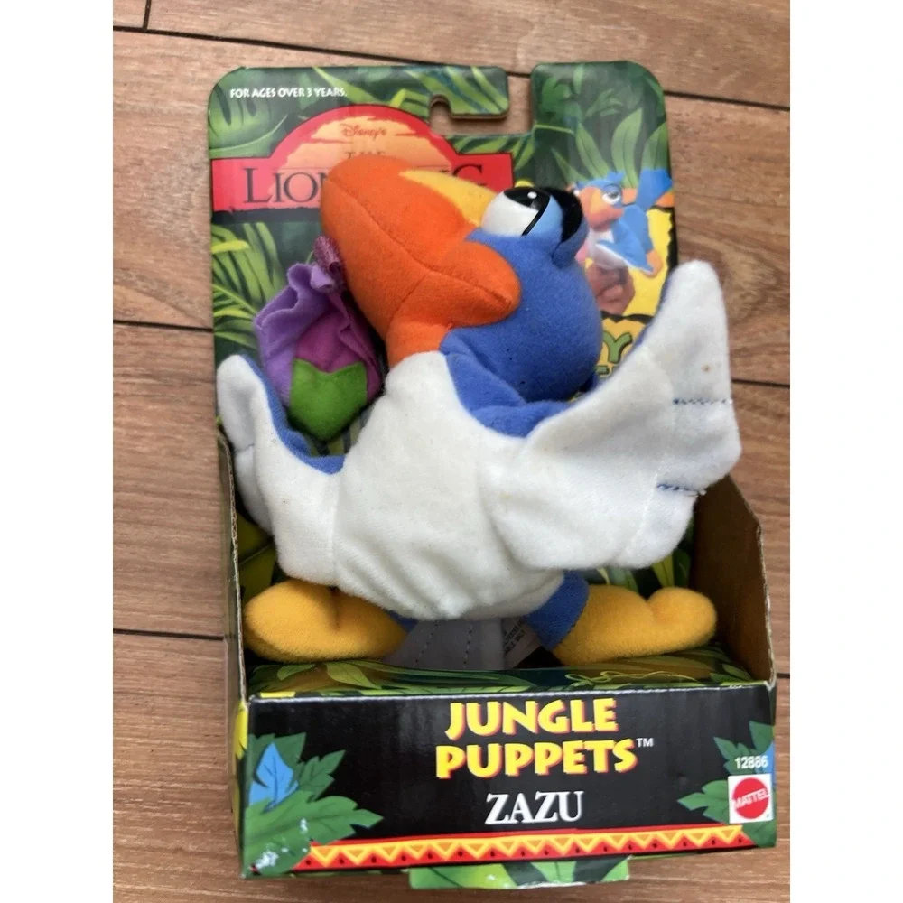 Rare Vintage 1994 The Lion Zazu Nala Finger Puppet  Made In Mattel Lot 2